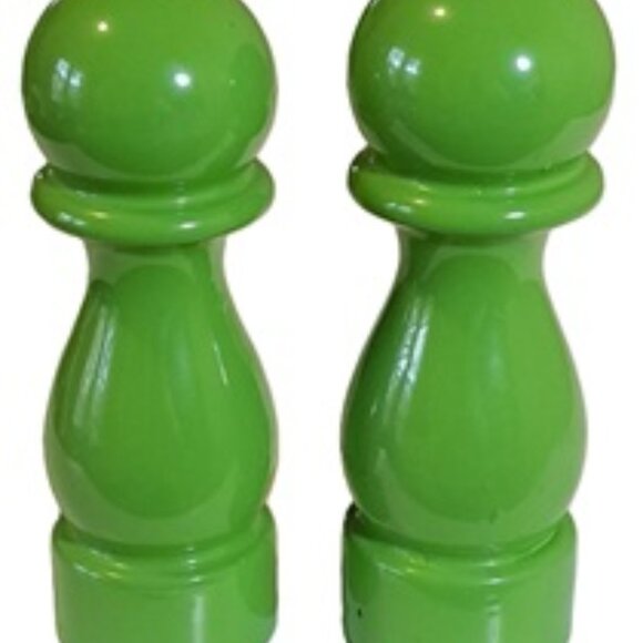 Loud Vtg 70s Lime Green S&P Shakers - Picture 6 of 6